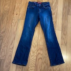 Arizona boot cut jeans with adjustable waist